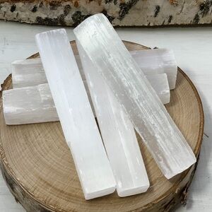Selenite Sticks 4” x .75” - 2 Per Order